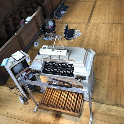Stimmung der historischen Orgel,ehem. Klosterkirche Augustinerchorfrauenstifts, Inzigkofen