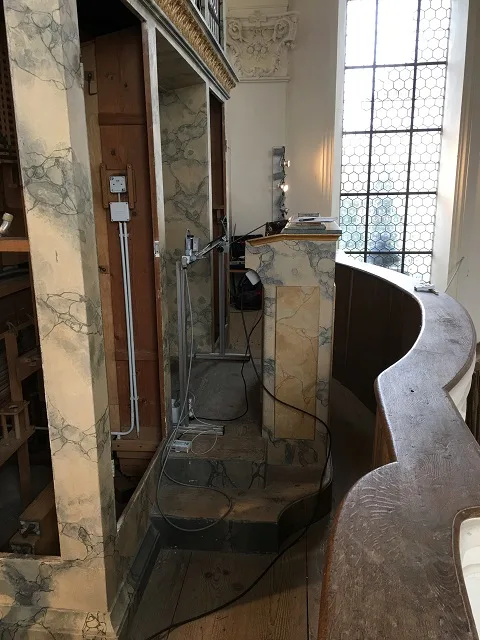 Restaurierung der historischen Orgel in der Schlosskirche auf der Insel Mainau