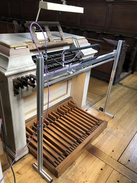 Stimmung der historischen Orgel,ehem. Klosterkirche Augustinerchorfrauenstifts, Inzigkofen