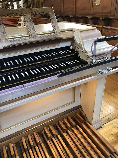 Tuning of the historical Organ, erstwhile minster, Inzigkofen